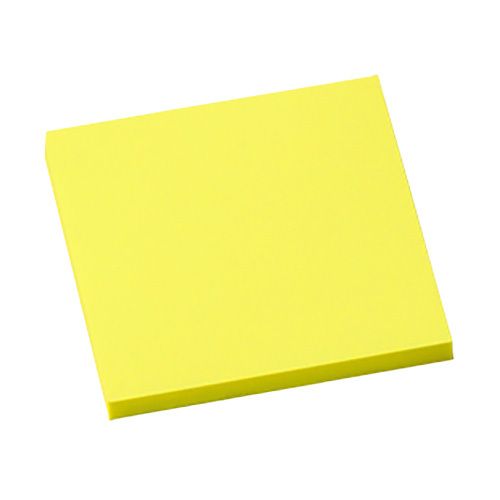 Notatblokk INFO 7,5x7,5cm neon gul Notatblokk INFO 7,5x7,5cm neon gul