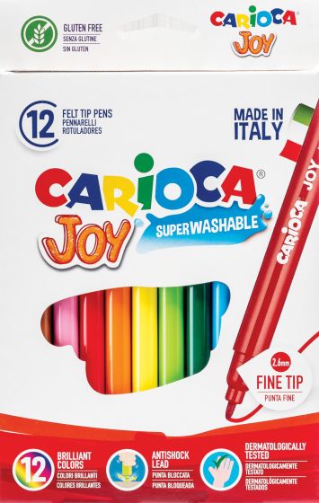 Tusjer Carioca tynne 12 stk original