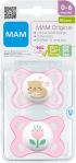 Mam Original 0-6m Silk teat rosa