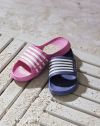 Sport slippers blå-hvit