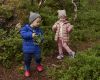 Lue i ullmiks med dusk Eventyrskogen Brunmelert