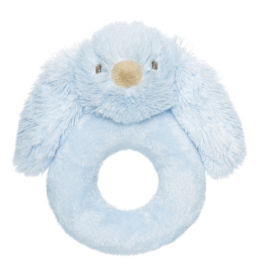 Teddyekompaniet Lollie Bunnies rangle lyseblå