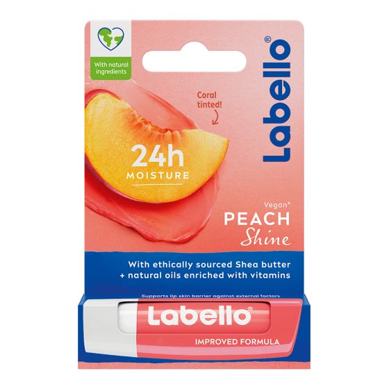 Shine Lip Balm Peach & Cream.