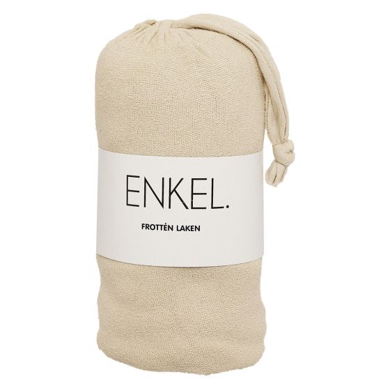 Stretchlaken 200x210 cm beige.