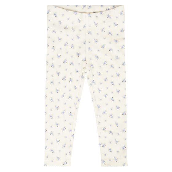 Leggings med print Daisy Offwhite