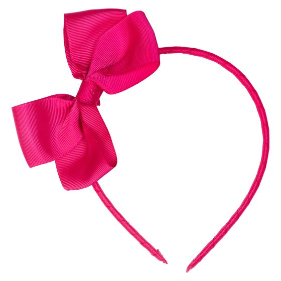 Hårbøyle med sløyfe Rosa.