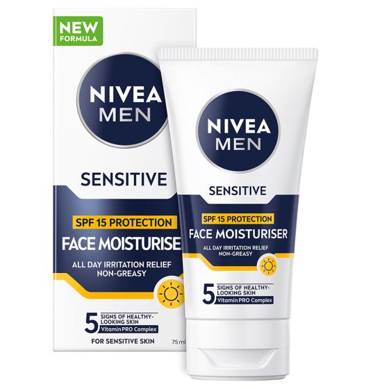 Men Sensitive Face Cream SPF15