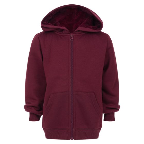 Hettejakke med fleecefôr Cosy Burgunder
