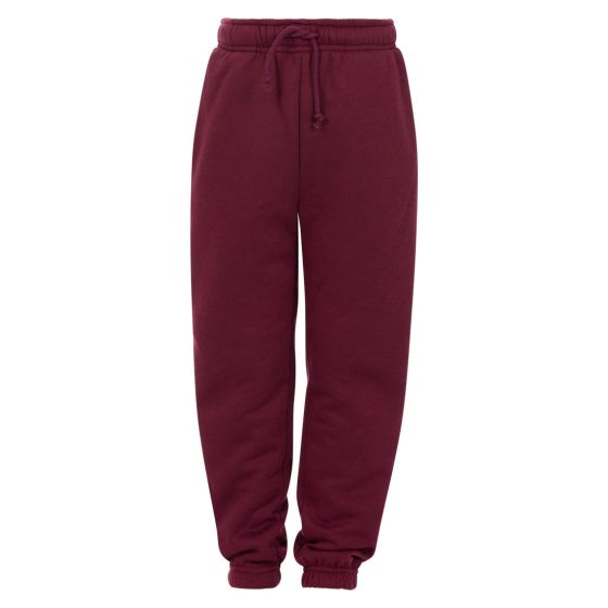 Joggebukse med fleecefôr Cosy Burgunder