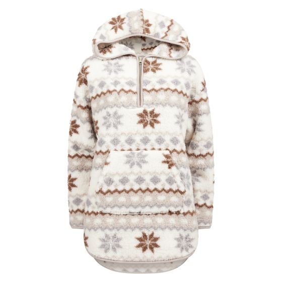 Oversized hoodie i teddy fleece .