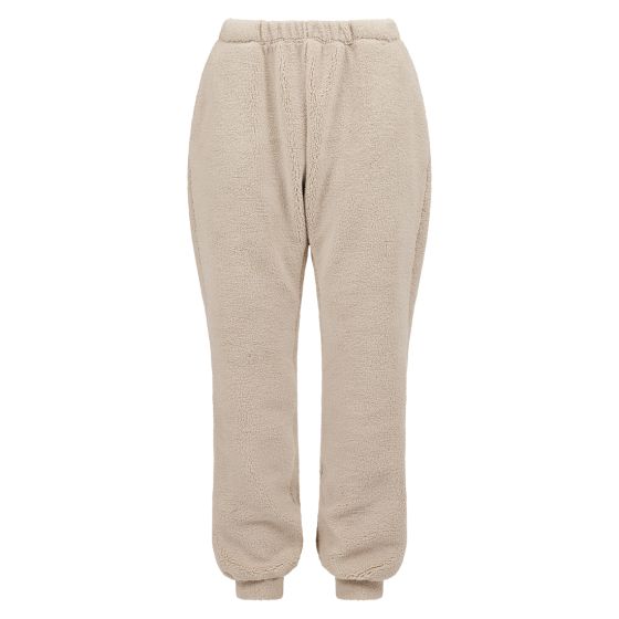 Ensfarget fleece underdel .