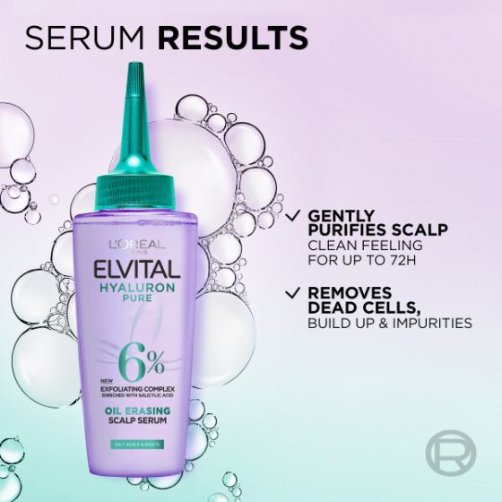 Elvital Hyaluron Pure Oil Erasing Scalp Serum 102ml 