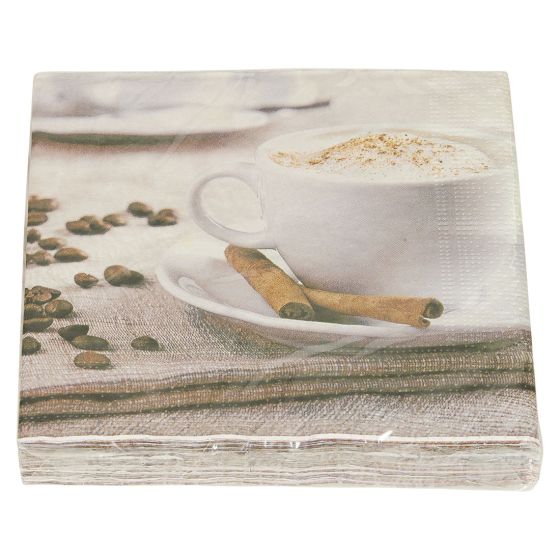 Serviett cappuccino 20PK Original.