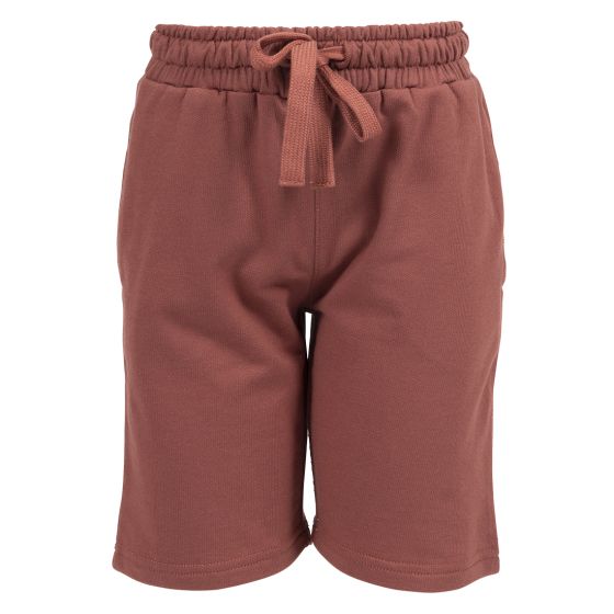 Sweatshorts Active med lommer og snortrekk rust