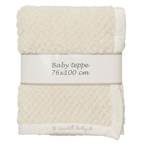 Cozy Babypledd 76x100cm offwhite