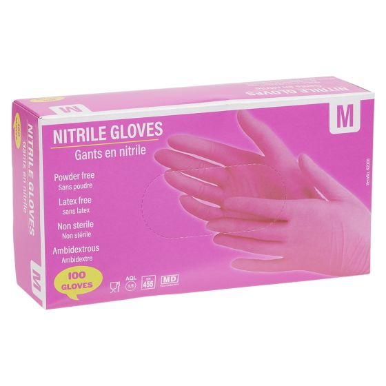 Nitril hansker Pink .