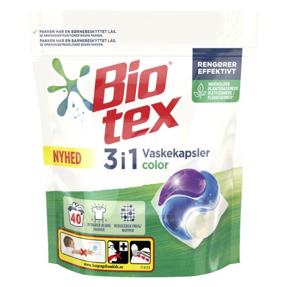 Vaskekapsler 3-in-1 color