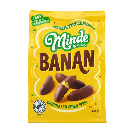 MINDE Banan  sjokolade og banan