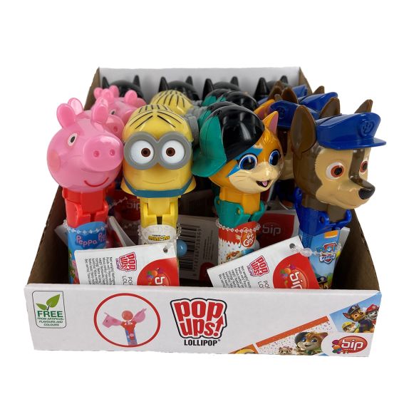 Pop Ups Lollipop assortert