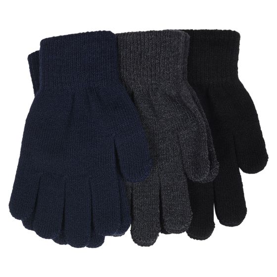 Hansker 3pk Sort