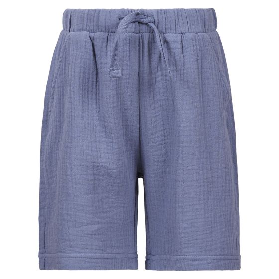 Shorts i musselin Blå