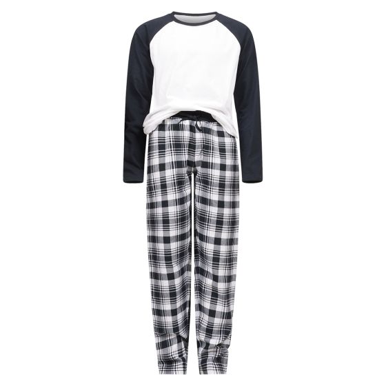 Pyjamas Peter Sort-hvit