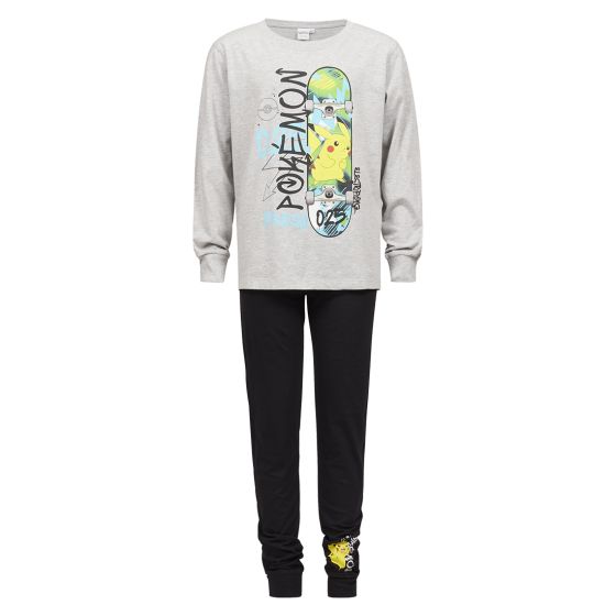 Pyjamas sett Grå/sort