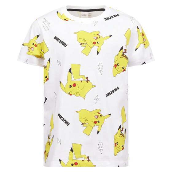 T-skjorte Pikachu Hvit