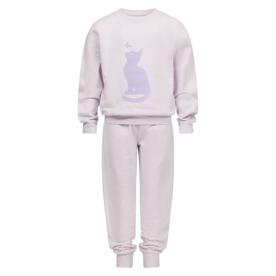 Joggedress med print Lilla