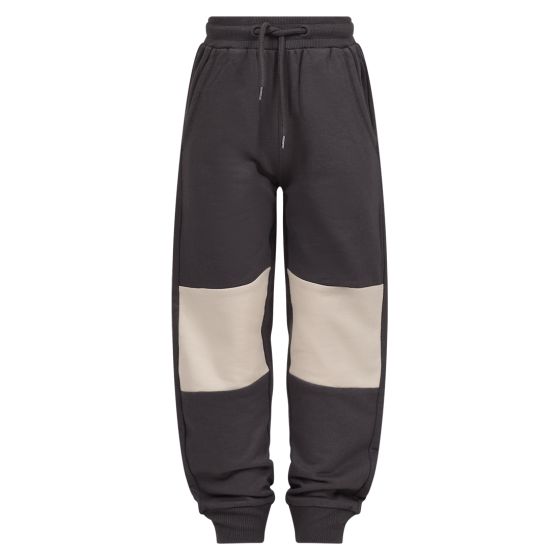 Joggebukse med stripe og snøring Grå