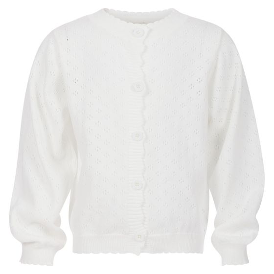 Strikket Cardigan Offwhite