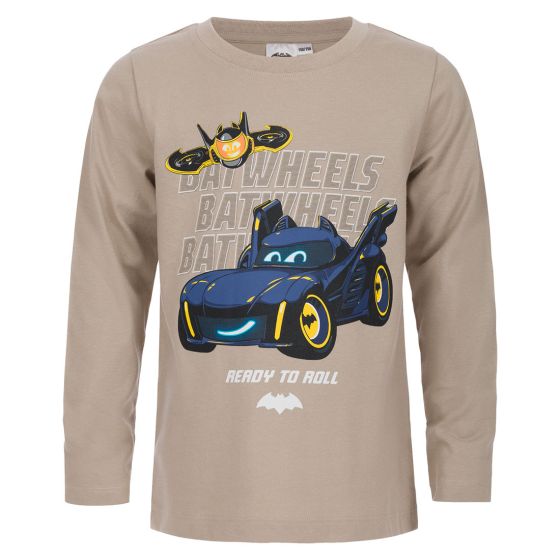 Genser med print Beige