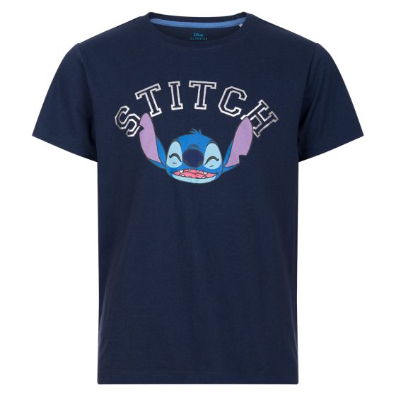 T-skjorte med Stitch print Marine