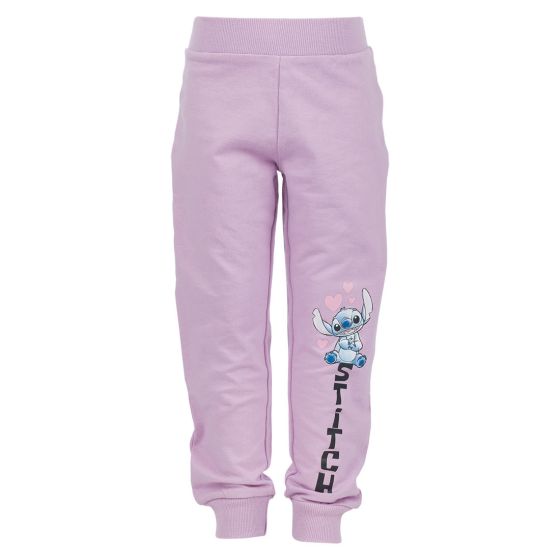Joggebukse med Stitch print Lys lilla