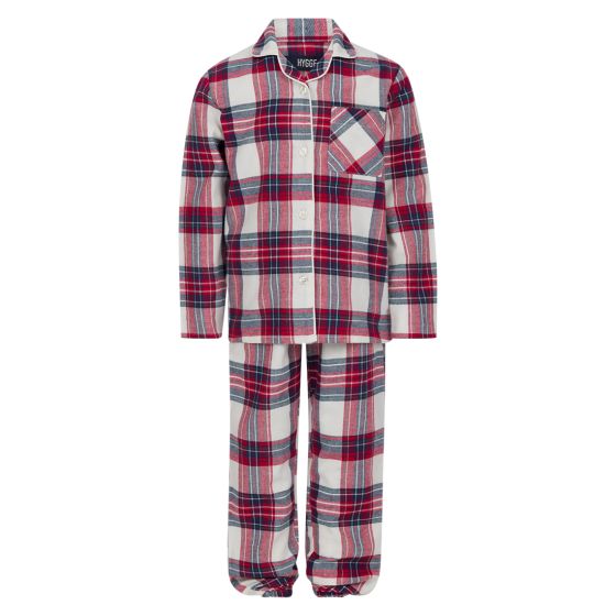 Pyjamas sett Rødrutet