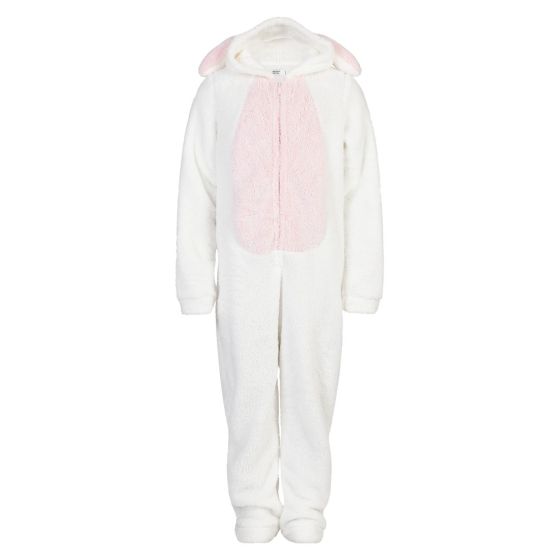 Jumpsuit hare med lange ører barn Hvit