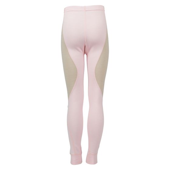Longs i ull bambus Rosa-beige