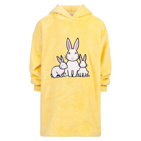 Megahoodie påske barn Gul