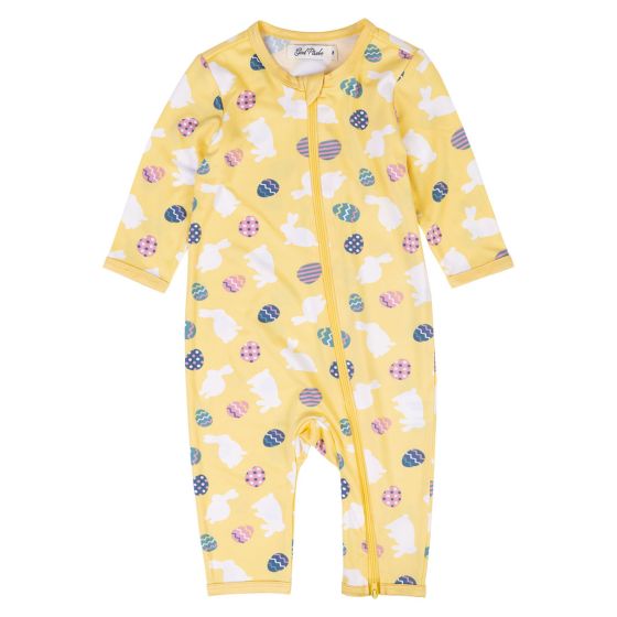 Pyjamas hel påske Gul