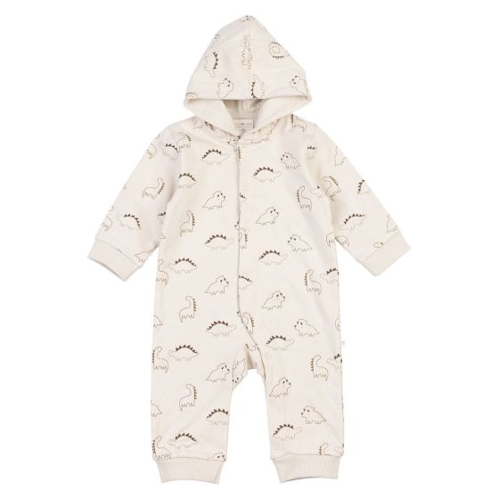 Jumpsuit med hette Beige