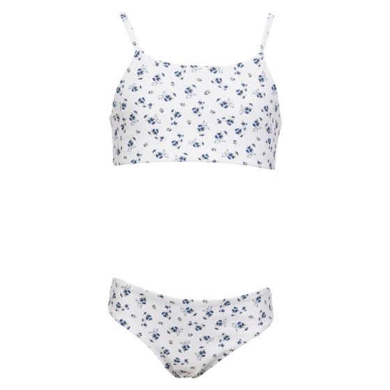 Bikini blomstret Hvit