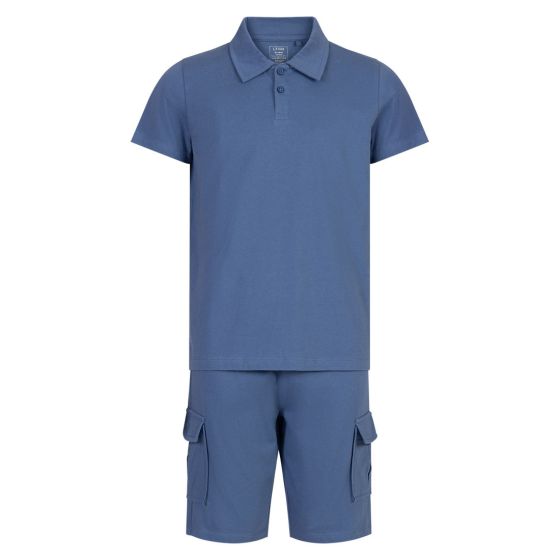 Shortssett Blå