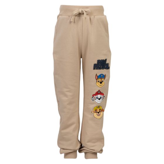 Joggebukse med trykk Beige