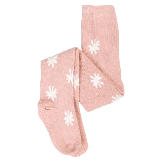 Strømpebukse blomstret Rosa