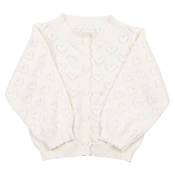 Strikket cardigan Emma Offwhite