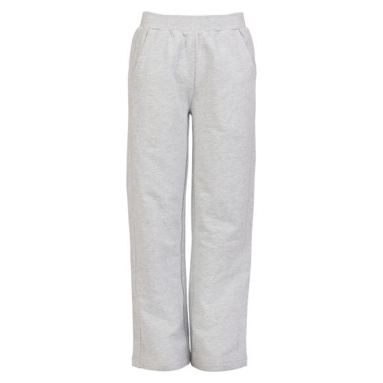 Joggebukse med lommer Gråmelert
