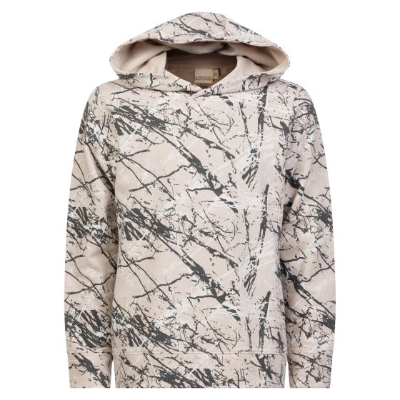 Hettegenser mønstret Lys beige