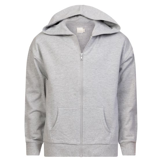 Hettejakke basic Gråmelert