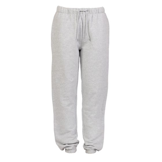 Joggebukse basic Gråmelert