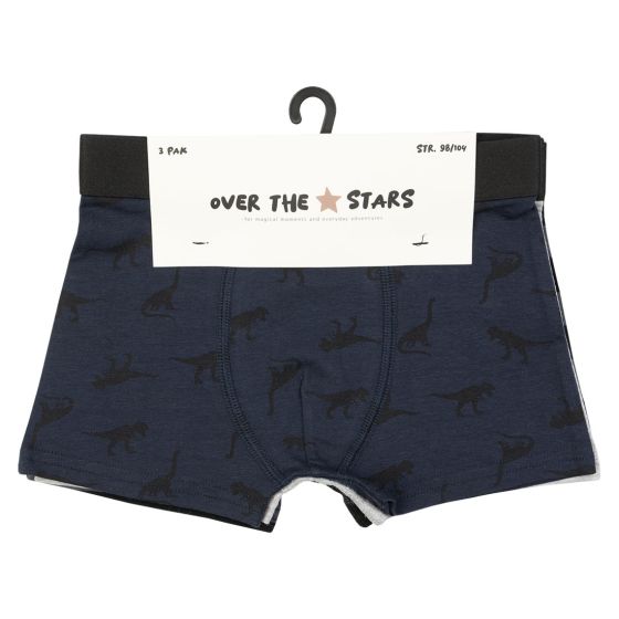 Boxer 3pk Grå-marine